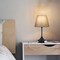 2pcs USB Table Lamps for Nightstand with Grey Lamp Shade Bedroom Nightstand